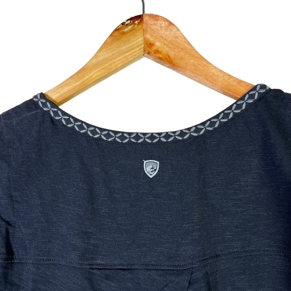 Kuhl Shay Tank Top Womens Black Sleeveless‎ Embroidered Size S Boho Hippie - Picture 4 of 7